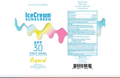 Tropical Sunscreen (Tropical Ice Cream Sunscreen)